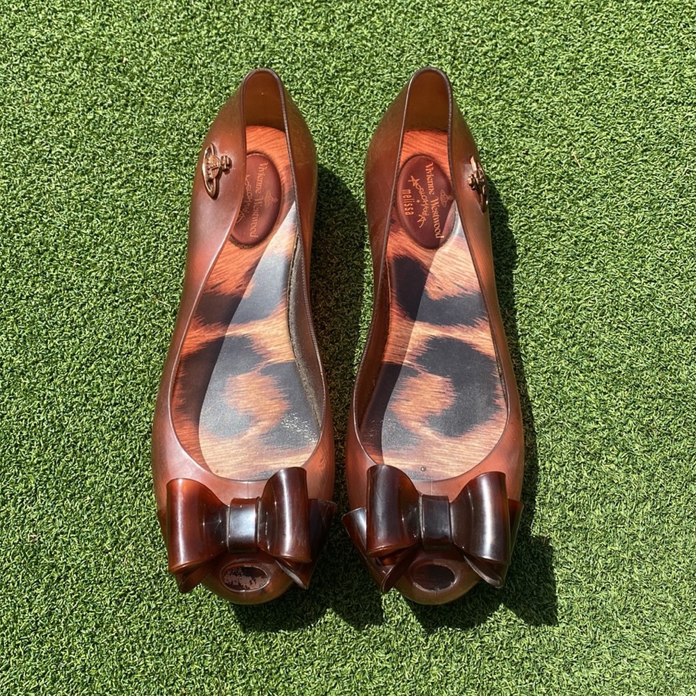 [Vivienne Westwood + Melissa] Bow Flats - Picture 2 of 7